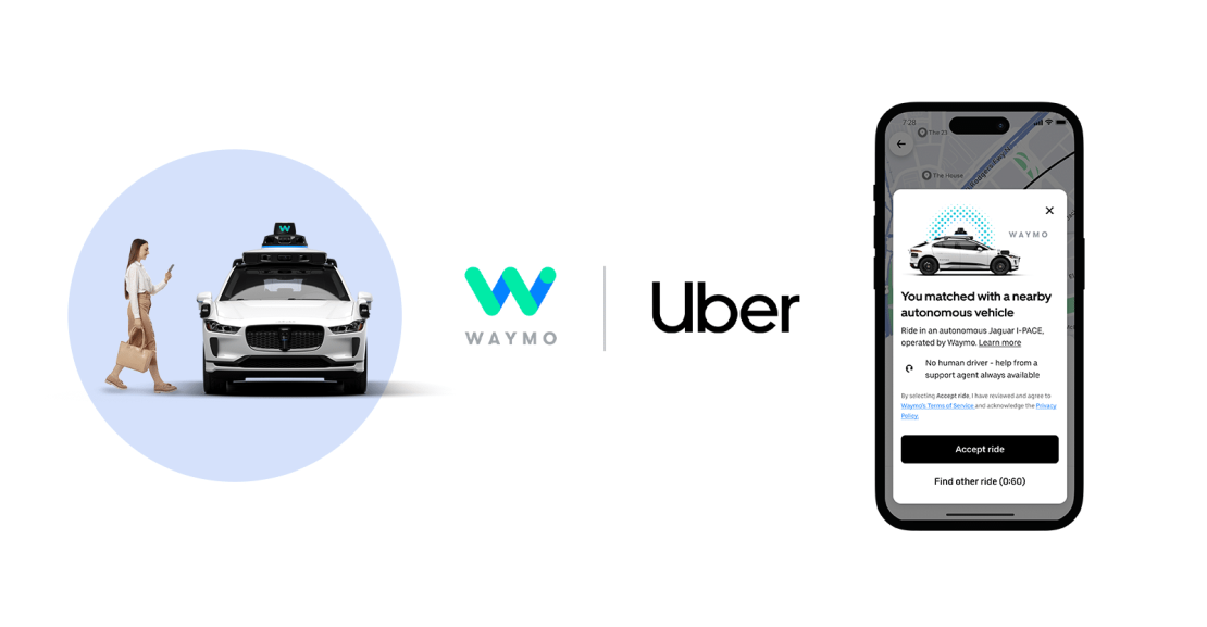 Waymo y Uber se unen para ofrecer viajes autónomos en Phoenix