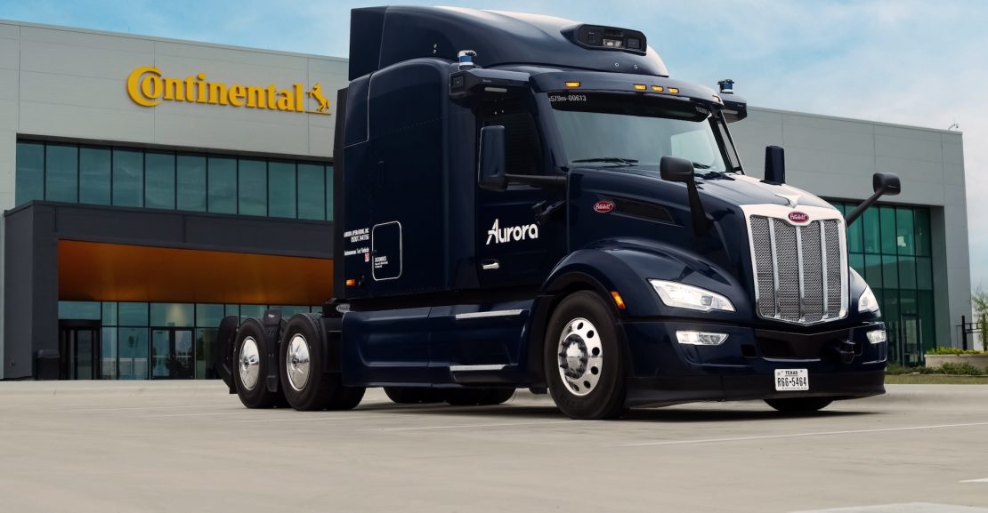 Continental y Aurora Innovation avanzan hacia la producción en masa de camiones autónomos para 2027