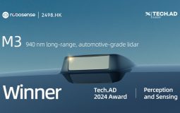 El sensor M3 de RoboSense gana el prestigioso premio Tech.AD Europe 2024 por su innovación en tecnología lidar