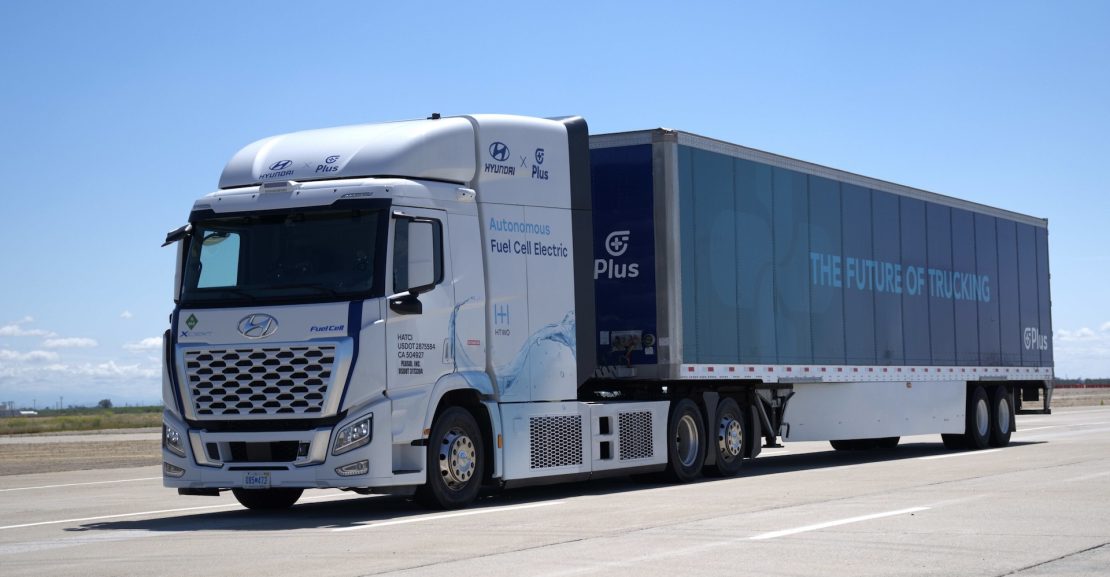 Hyundai y Plus presentan el primer camión eléctrico de hidrógeno con autonomía de Nivel 4 en Estados Unidos