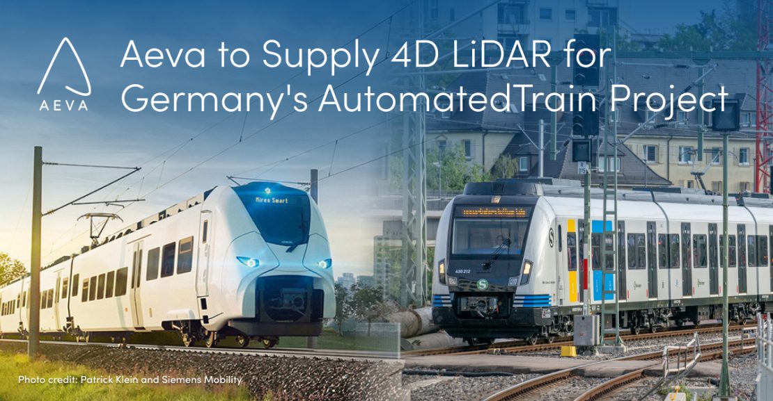 La tecnología 4D LiDAR de Aeva seleccionada para impulsar la automatización de trenes en Alemania