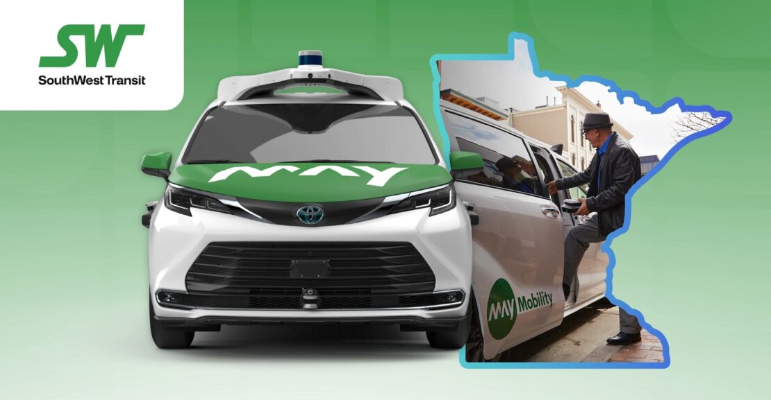 May Mobility y SouthWest Transit se unen para lanzar el primer servicio de microtránsito autónomo en Minnesota