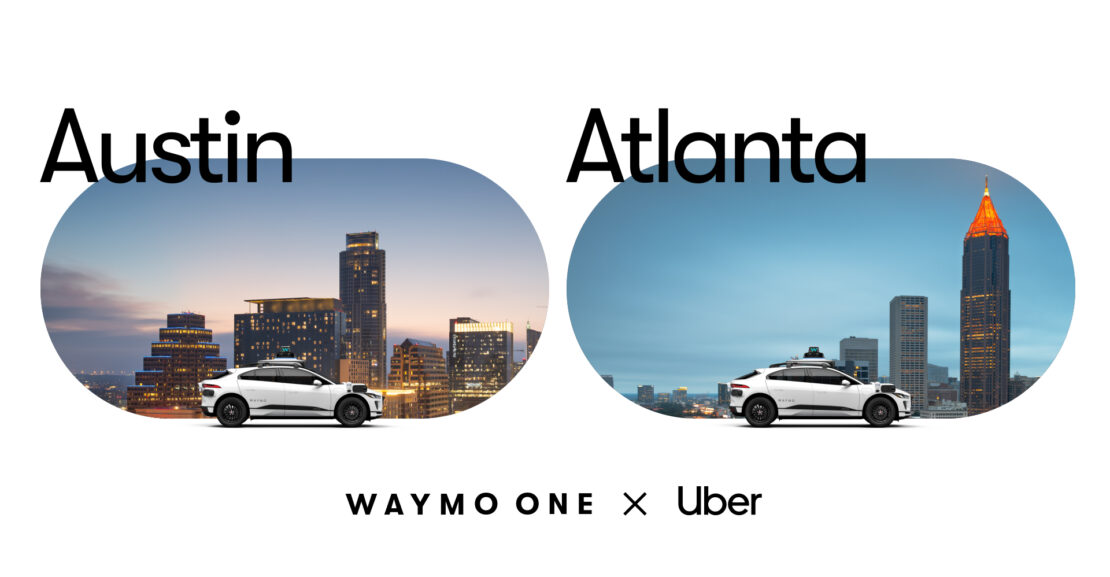 Uber y Waymo amplían su alianza para ofrecer transporte autónomo en Austin y Atlanta a partir de 2025