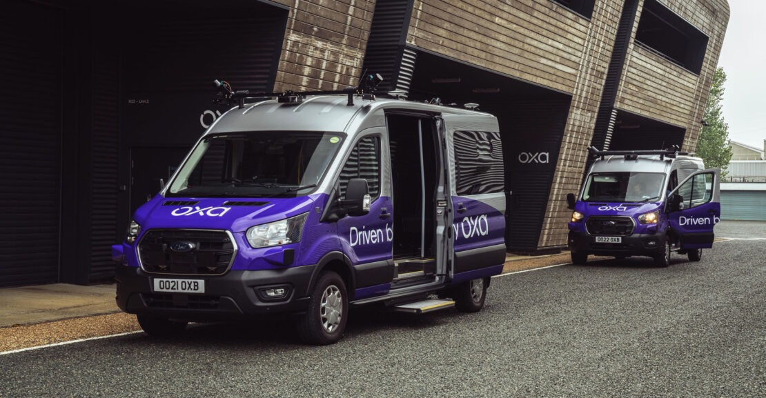 Furgonetas y minibuses Ford E-Transit autónomos de Oxa: una solución escalable para logística y transporte