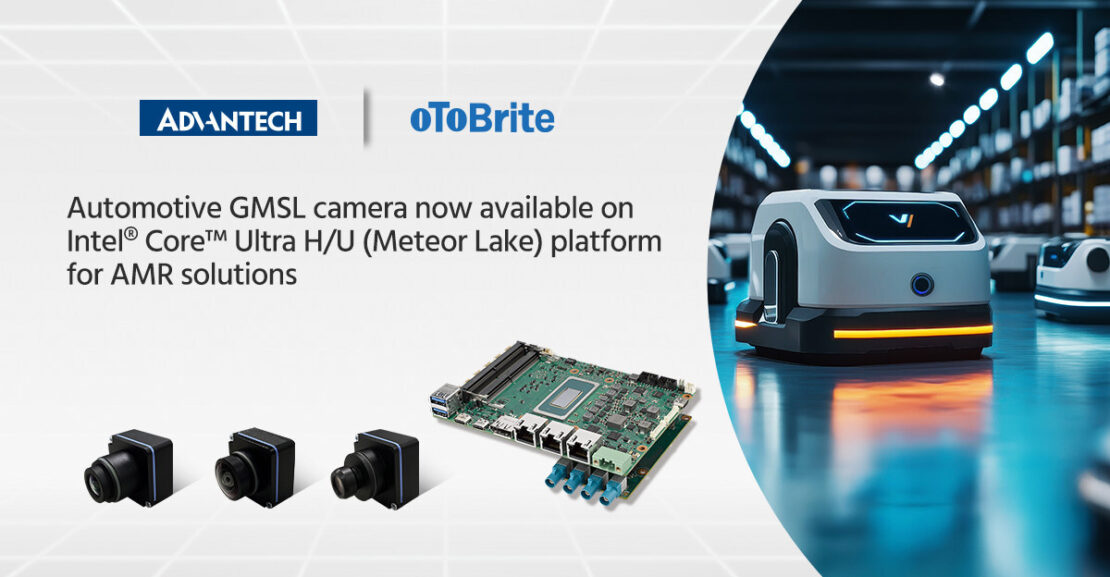 Soluciones avanzadas de visión e IA para robots móviles autónomos: colaboración entre oToBrite y Advantech