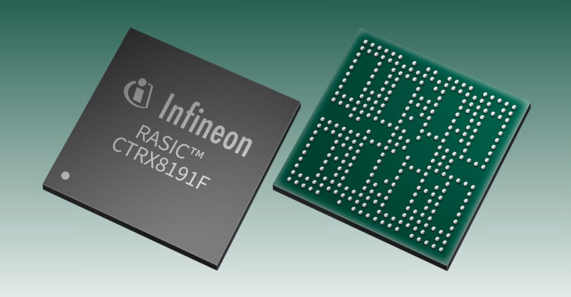 "Infineon lanza el radar MMIC CTRX8191F para vehículos autónomos con detección 4D y alta eficiencia"