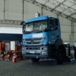Portocel introduce el primer camión autónomo en un puerto de Brasil
