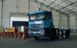 Portocel introduce el primer camión autónomo en un puerto de Brasil