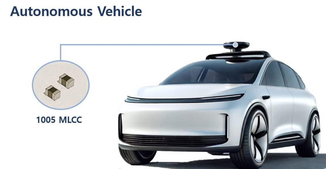 Samsung Electro-Mechanics lanza el primer MLCC de 2.2 µF y 10V para LiDAR en vehículos autónomos