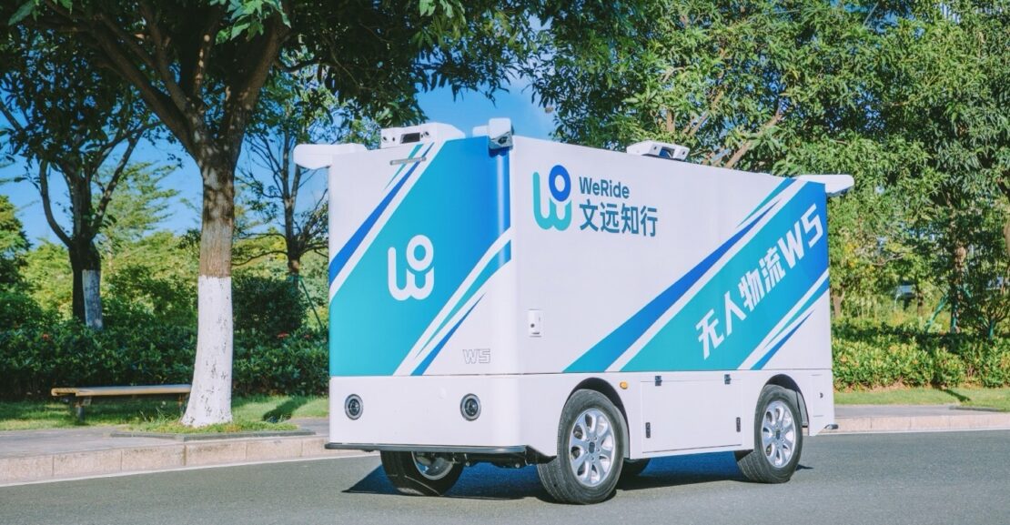 WeRide presenta el Robovan W5, un vehículo de reparto autónomo de Nivel 4 para logística urbana